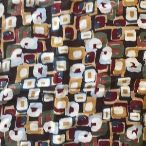 Harold's Accessories - Harold’s 100% Silk Scarf, Abstract Geometric Motif Harold's Accessories - Harold’s 100% Silk Scarf, Abstract Geometric Motif
